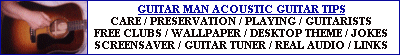 Guitar Man Acoustic Guitar Tip Banner
